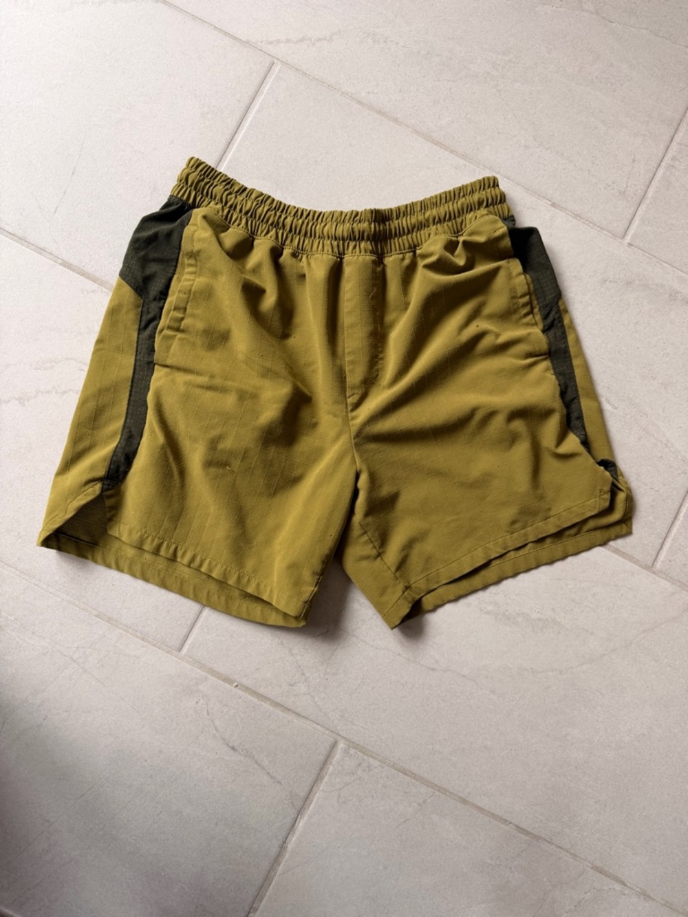 Olive Green Men's Athletic Shorts